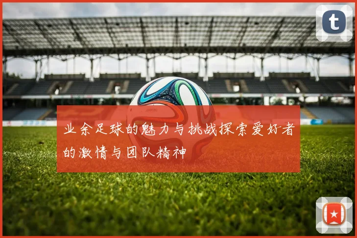 业余足球的魅力与挑战探索爱好者的激情与团队精神